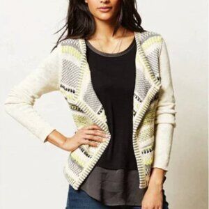 Anthropologie Open Front Cardigan Moth Brand Size Small